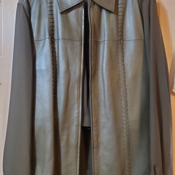 Men's Italian leather Men's Walking suit